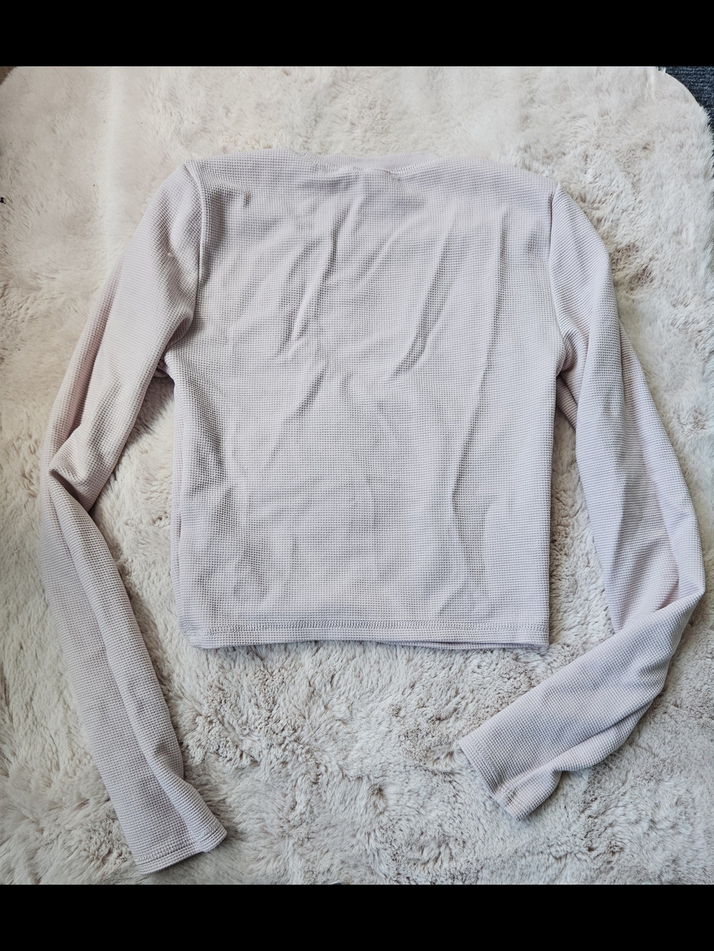 TNA Pale Pink Long-Sleeve Cropped Top - Picture 11 of 15